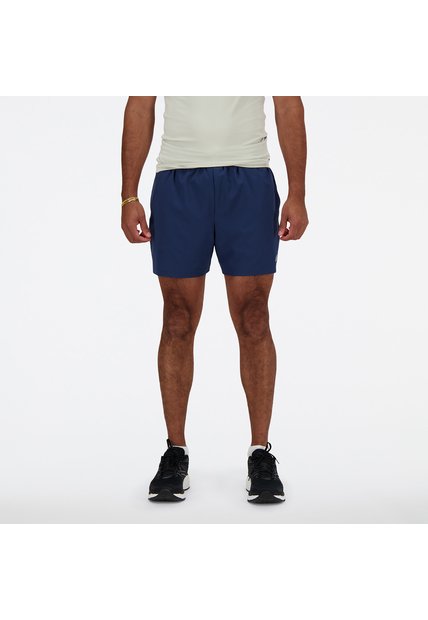 Pantaloneta New Balance Original Essentials Azul Para Hombre