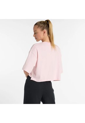 Camisa Deportiva New Balance Originals X Face Oka Rosa Mujer