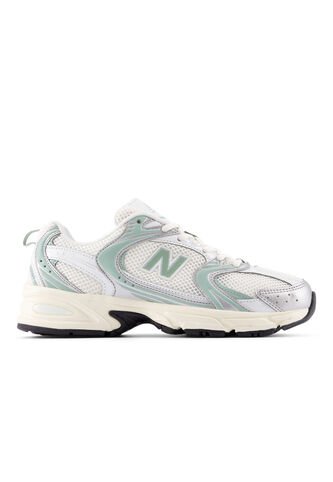 Tenis New Balance 530 Mujer-Blanco/Verde New Balance