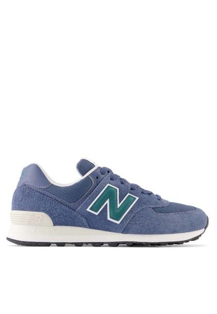 Tenis New Balance 574 Hombre-Azul/Verde