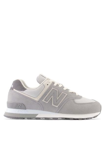 Tenis New Balance 574 Hombre-Gris/Blanco