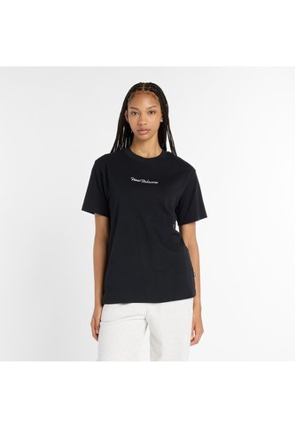 Camisa Deportiva New Balance AthleticScript Negro Para Mujer New Balance