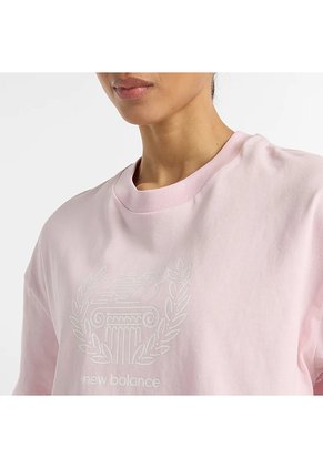 Camisa Deportiva New Balance Debut Sculpture Rosa Para Mujer