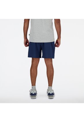 Pantaloneta New Balance Original Essentials Azul Para Hombre