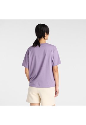 Camisa Deportiva New Balance LC Athletics Violeta Para Mujer