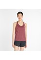 Camisas Deportivas New Balance Athletic Tank Rojo Para Mujer de New Balance