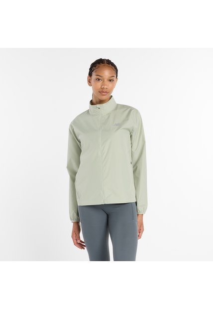 Chaqueta New Balance Originales Sport Essentials Verde Mujer
