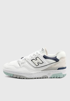 Tenis Lifestyle Marfil-Azul-Verde Menta New Balance 550