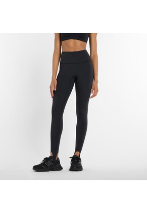 Leggings New Balance Original Sleek Rise Stirrup Negro Mujer