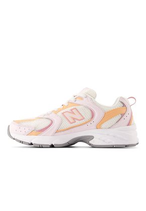 Tenis New Balance 530 Mujer-Blanco/Naranja