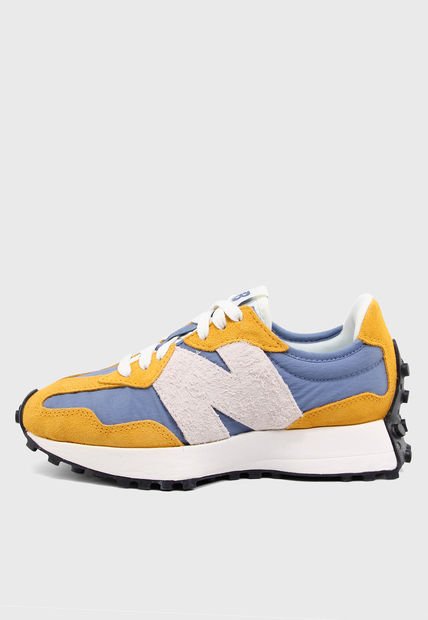 Tenis Lifestyle Azul-Amarillo-Marfil New Balance 327
