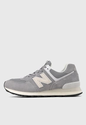 Tenis Lifestyle Gris-Marfil-Blanco new balance 574