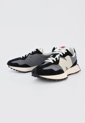 Tenis Lifestyle Negro-Gris-Marfil New Balance 327