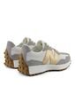 Tenis New Balance 327 Mujer-Gris/Dorado de New Balance