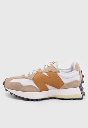 Tenis Lifestyle Beige-Blanco-Café New Balance 327