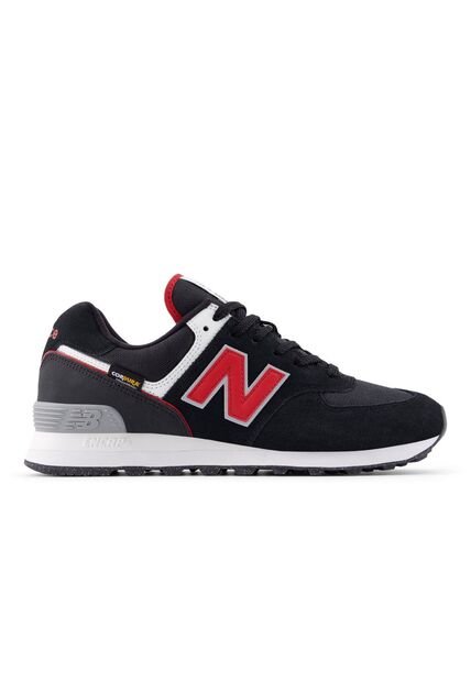 Tenis New Balance 574 Hombre-Negro/Rojo