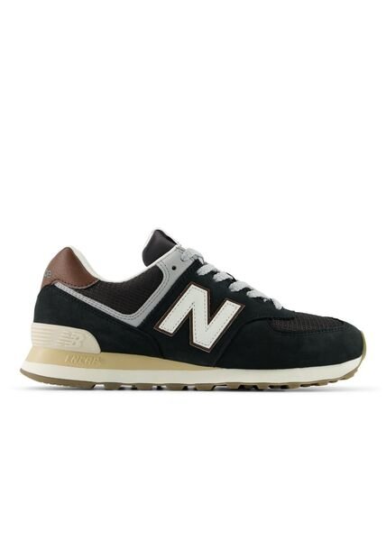 Tenis New Balance 574 Hombre-Negro/Marron