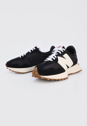 Tenis Lifestyle Negro-Marfil-Café New Balance 327
