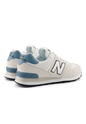 Tenis New Balance 574 Hombre-Blanco