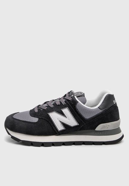 Tenis Lifestyle Negro-Gris-Marfil New Balance 574