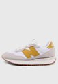 Tenis Lifestyle Beige-Blanco-Mostaza New Balance 237 de New Balance