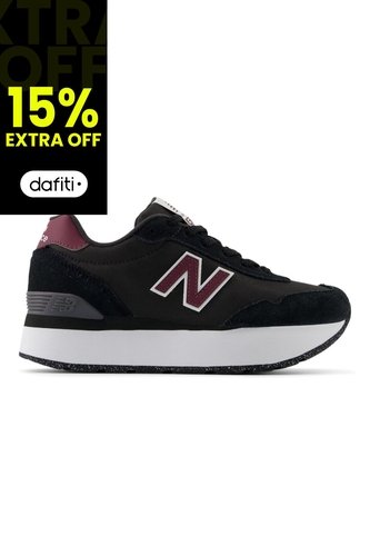 Tenis New Balance 515 Mujer-Negro/Rojo New Balance