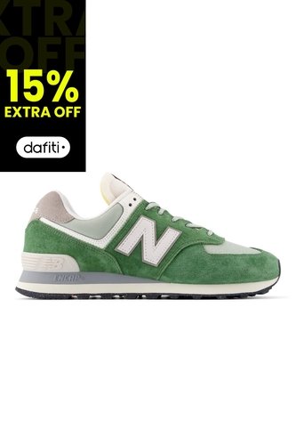 Tenis New Balance 574 Hombre-Verde/Blanco New Balance