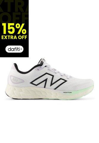 Tenis New Balance 680 Mujer-Blanco New Balance
