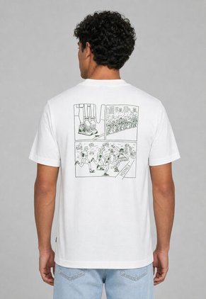 Camiseta new balance Runners Arent Normal Marfil