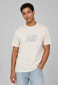 Camiseta new balance Athletics Runners Pin Beige de New Balance