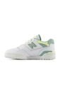 Tenis Deportivos New Balance 550 Blanco/Verde Para Mujer de New Balance