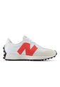 Tenis New Balance 327 Hombre-Blanco/Rojo de New Balance