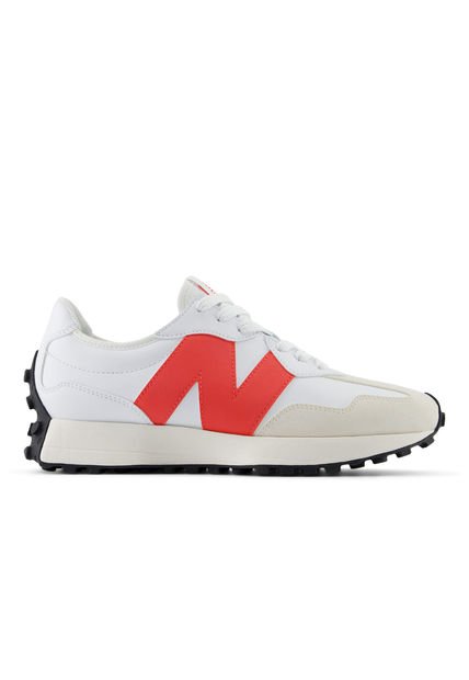 Tenis New Balance 327 Hombre-Blanco/Rojo
