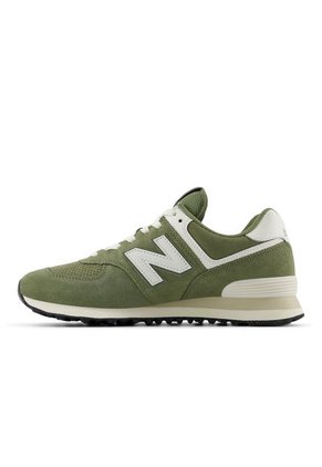 Tenis New Balance 574 Hombre-Verde/Blanco