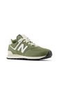Tenis New Balance 574 Hombre-Verde/Blanco de New Balance