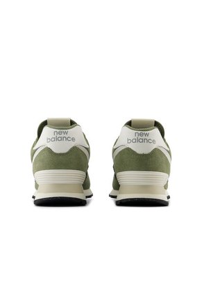 Tenis New Balance 574 Hombre-Verde/Blanco