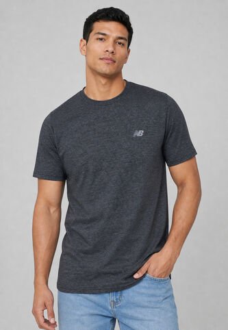 Camiseta new balance Sport Essentials Heathertech Gris Oscuro New Balance