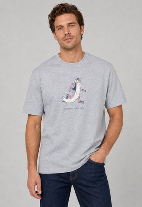 Camiseta new balance Bearded Runner Gris