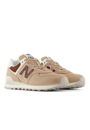 Tenis Deportivos New Balance 574 Original Rosa/Beige Mujer
