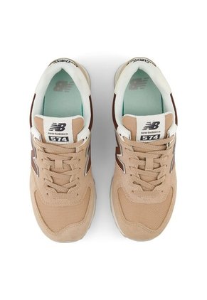 Tenis Deportivos New Balance 574 Original Rosa/Beige Mujer