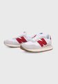 Tenis Lifestyle Blanco-Rojo-Beige New Balance 237 de New Balance