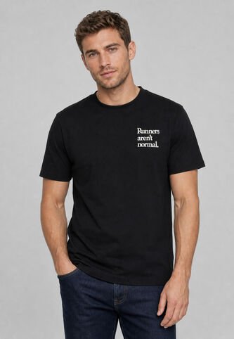 Camiseta new balance Runners Arent Normal Negro New Balance