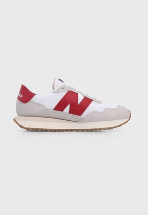 Tenis Lifestyle Blanco-Rojo-Beige New Balance 237