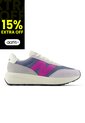 Tenis New Balance 370 Mujer-Gris/Morado de New Balance