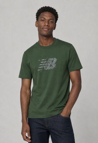 Camiseta new balance Athletics Runners Pin Verde New Balance