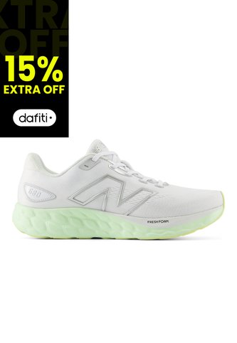 Tenis New Balance Fresh Foam 680 V8 Mujer-Blanco New Balance