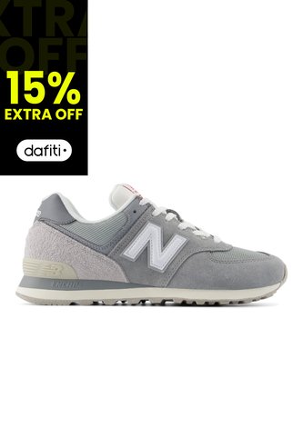 Tenis New Balance 574 Hombre-Gris/Blanco New Balance