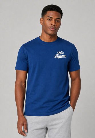 Camiseta new balance Athletics Legacy Azul New Balance