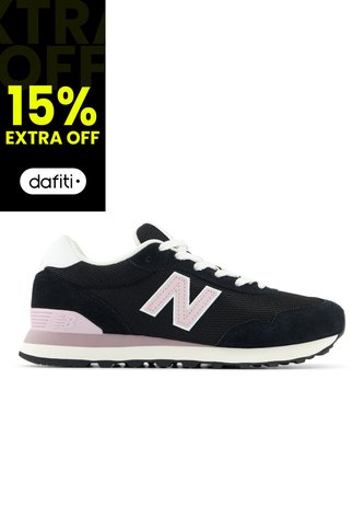 Tenis New Balance 515 Mujer-Negro/Rosa New Balance