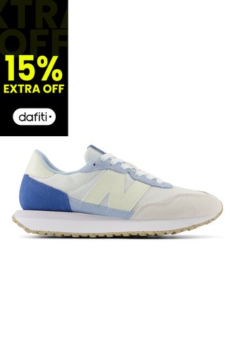 Tenis New Balance 237 Mujer-Gris/Azul New Balance